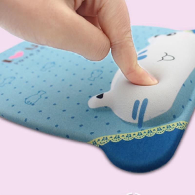 Cartoon Silicone Mouse Pad Wristband - Dog 4