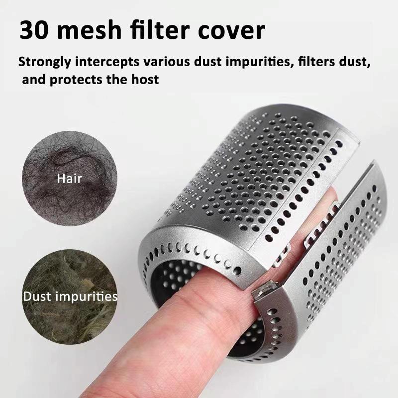Open Design Outer Filter Cover For Hd01 / Hd03 / Hd08 / Hd15 Hair Dryer - Silver 5