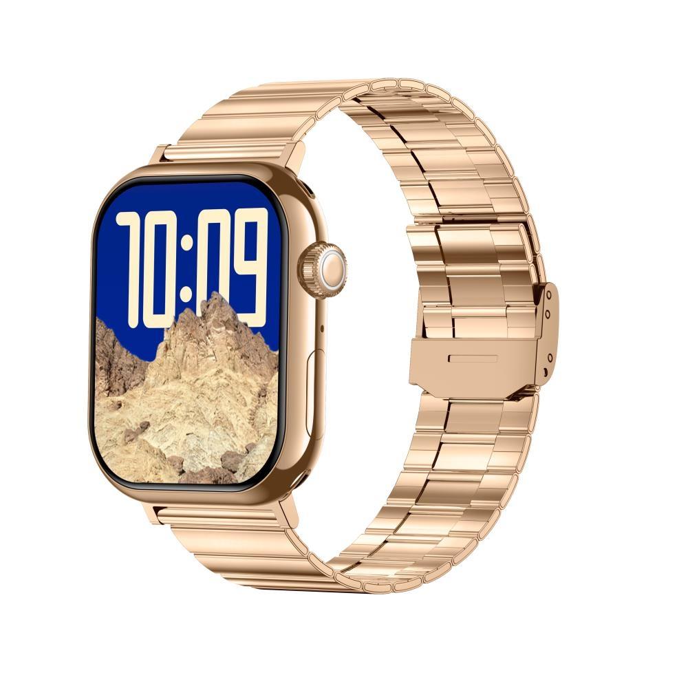 2.04 Inch Colour Screen Smart Watch Steel Strap Support Bluetooth Call - Black 10
