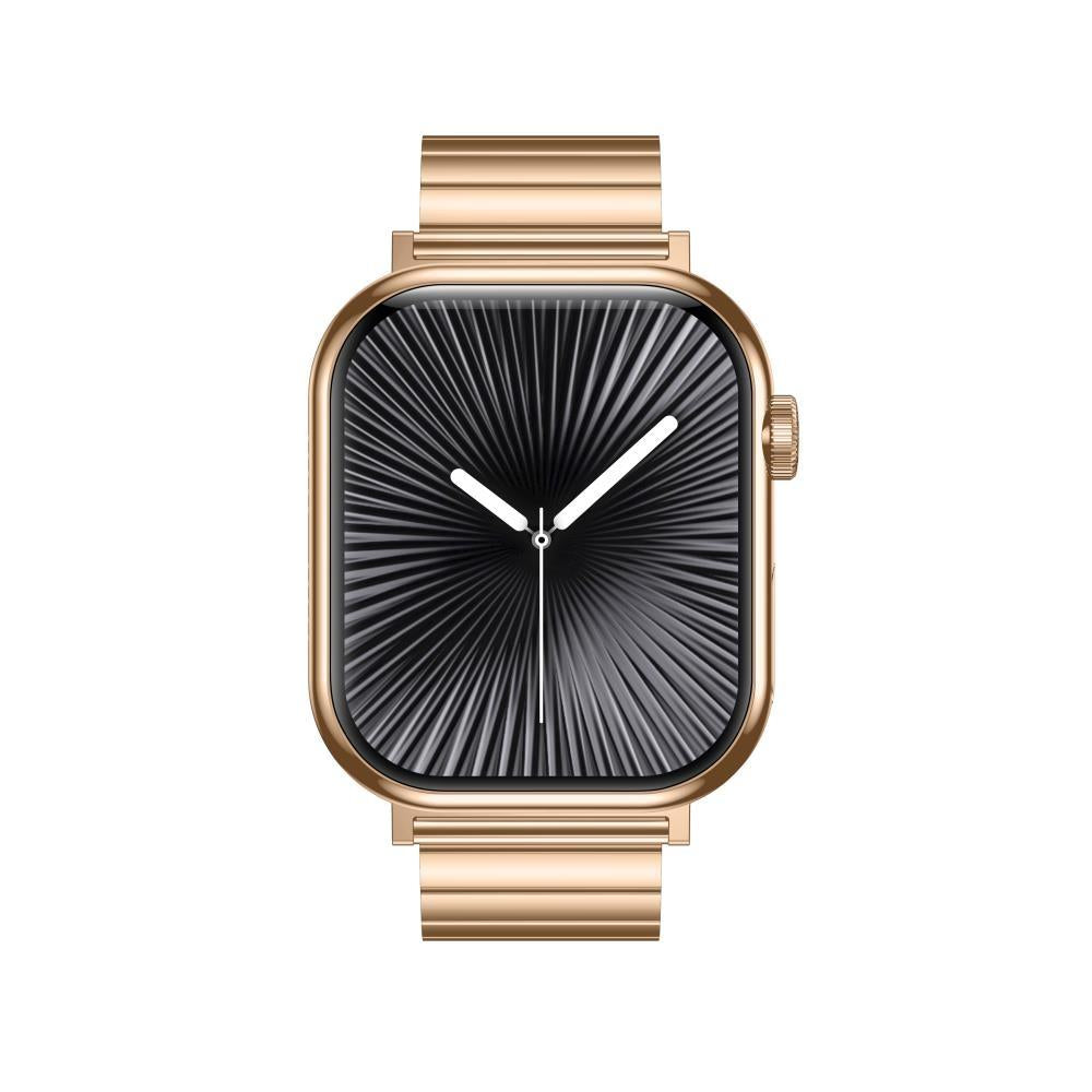 2.04 Inch Colour Screen Smart Watch Steel Strap Support Bluetooth Call - Black 12
