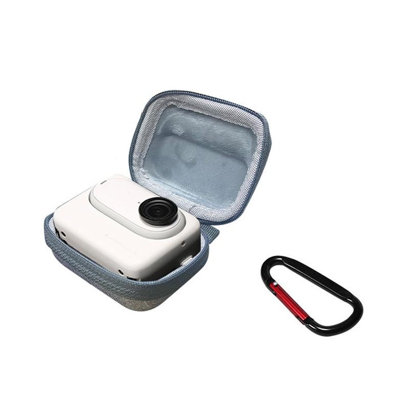 Portable Insta360 Go 3 Mini Body Bag with Carabiner - Black 10