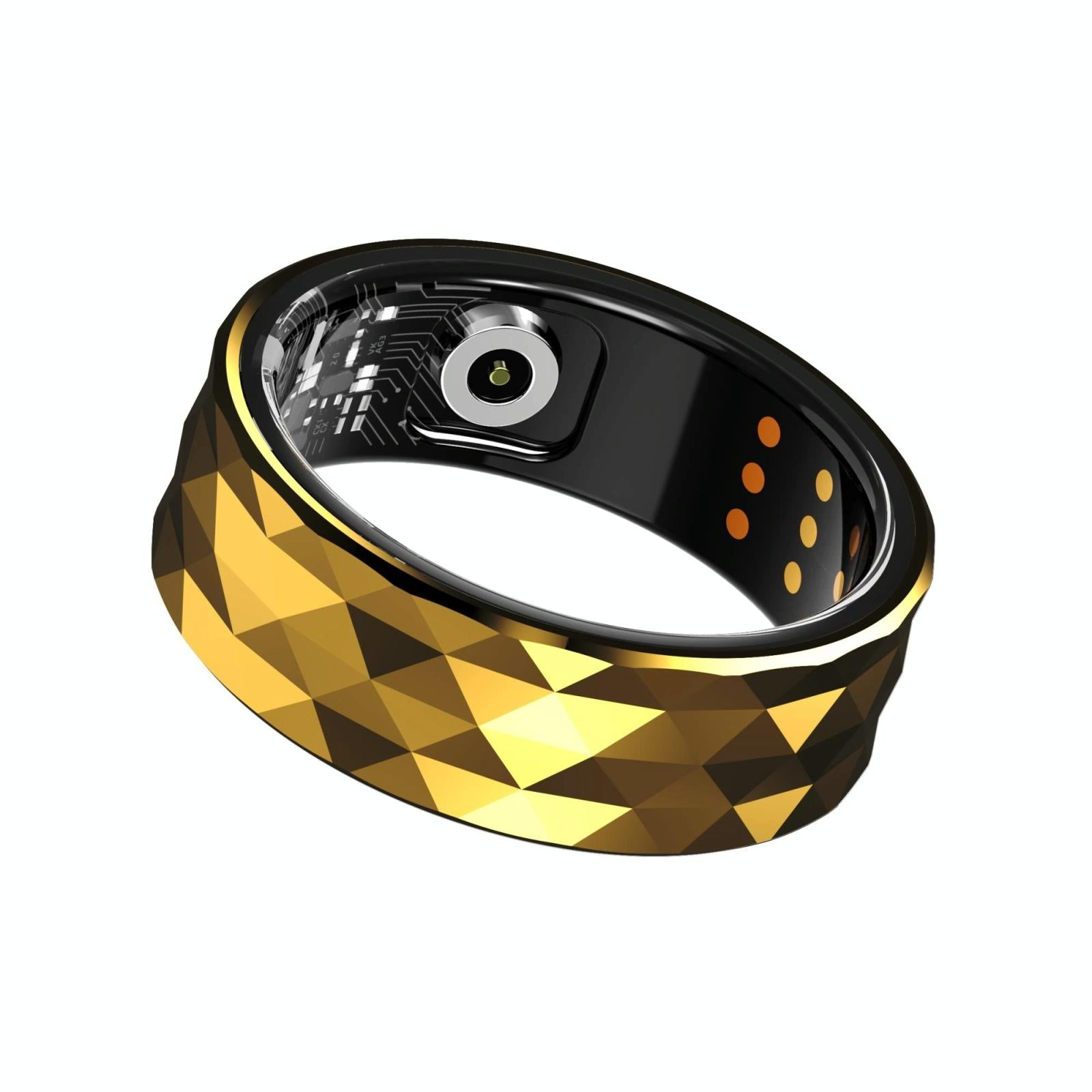 Smart Ring For Health Monitoring And Exercise - R12M Size 18 - Black 3