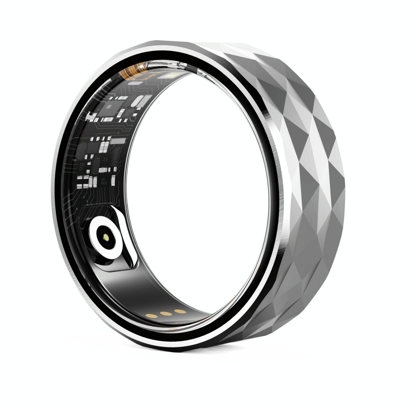 Smart Ring For Health Monitoring And Exercise - R12M Size 18 - Black 14