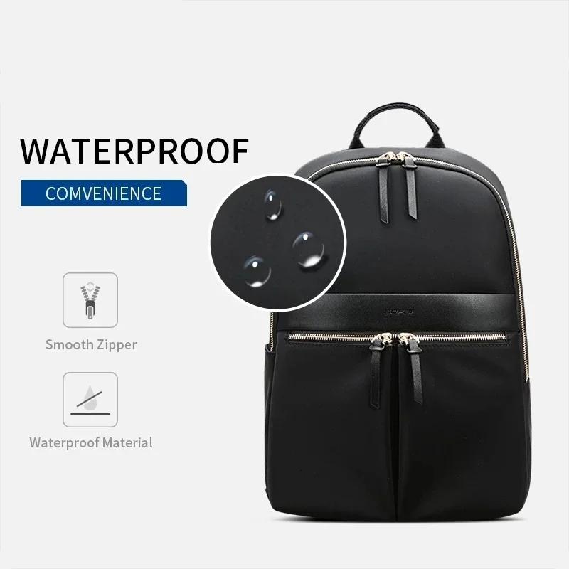 Waterproof 14-inch Laptop Backpack - Lightweight and Casual - Black 6