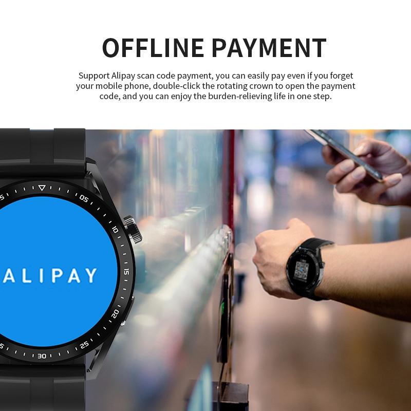 1.39 Inch Ip67 Waterproof Health Monitoring Bluetooth Call Smart Watch With Nfc Payment - Black 5