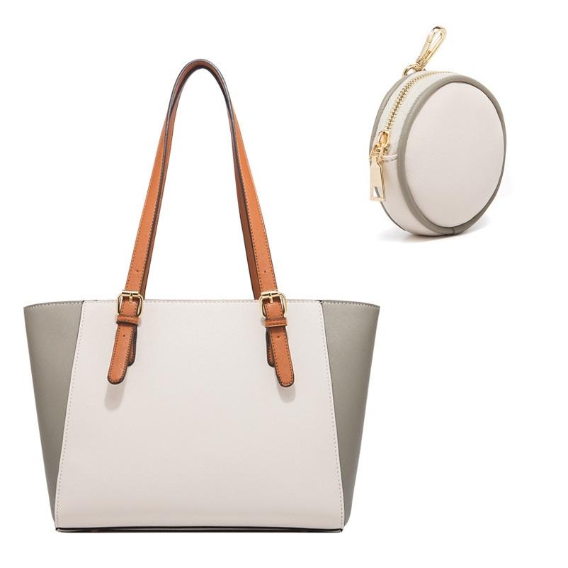 Large Capacity 3-in-1 Fashion Handbag for Women - White 4