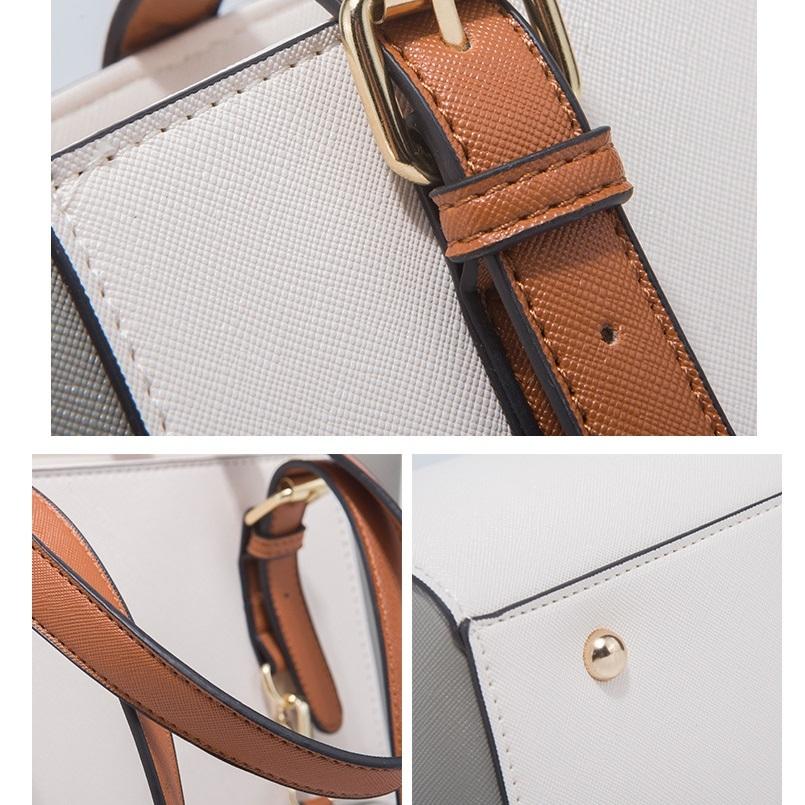 Large Capacity 3-in-1 Fashion Handbag for Women - White 7