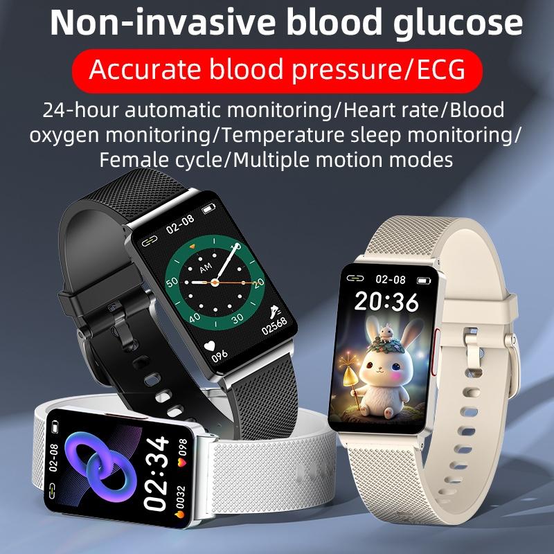 Smart Health Monitoring Watch With Colour Screen - Black 5