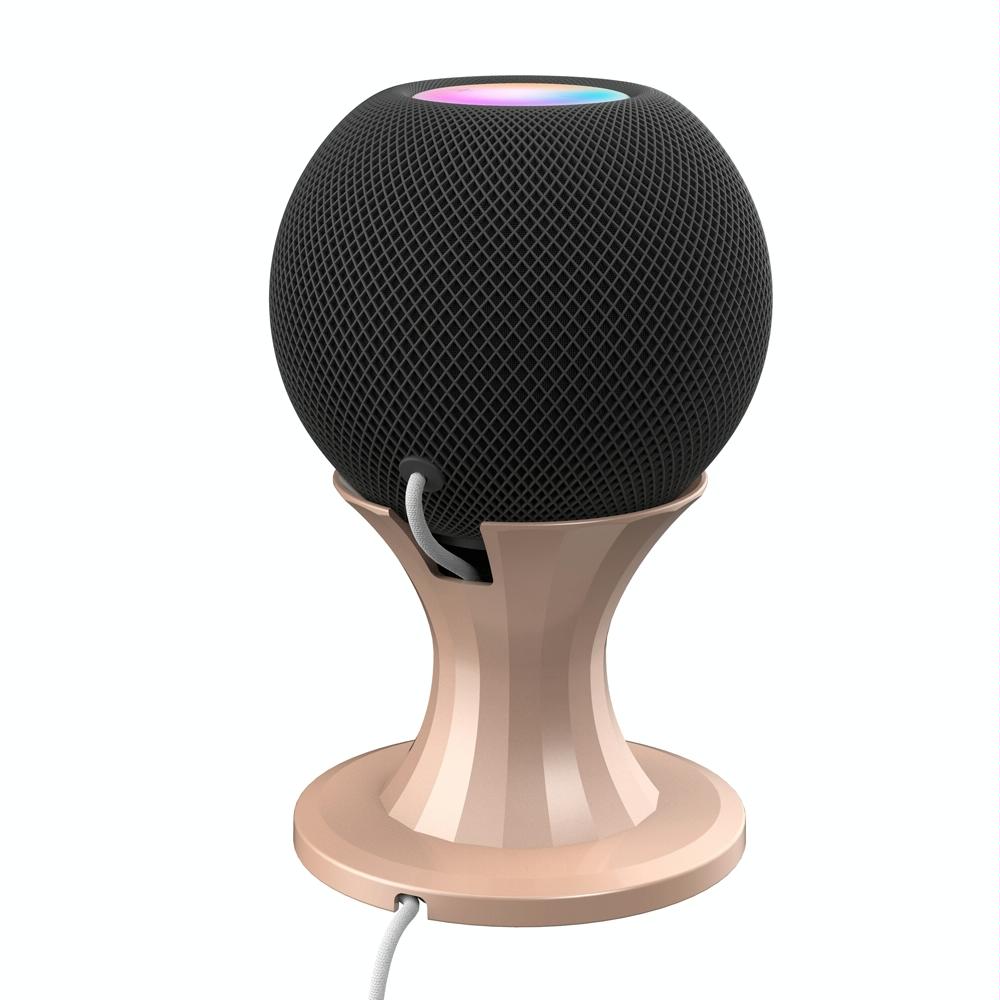 Desktop Speaker Bracket for Apple Home Pod Mini - Silver 3