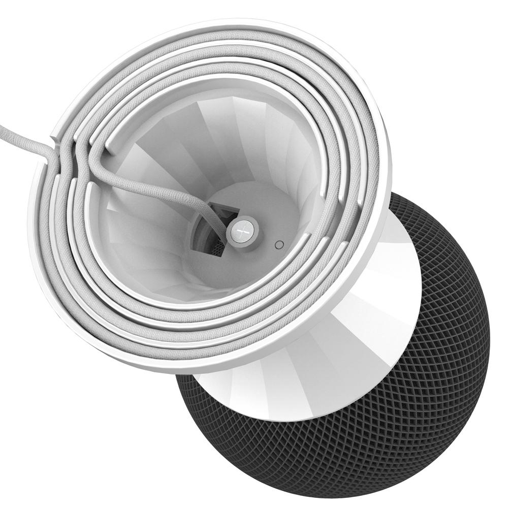 Desktop Speaker Bracket for Apple Home Pod Mini - Silver 11