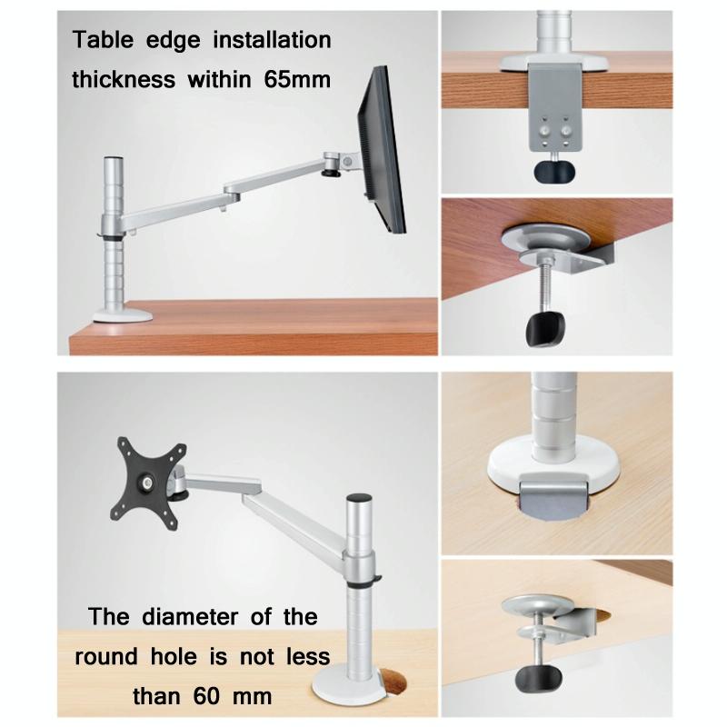 Silver Desktop Monitor Stand - Lifts Laptop 7