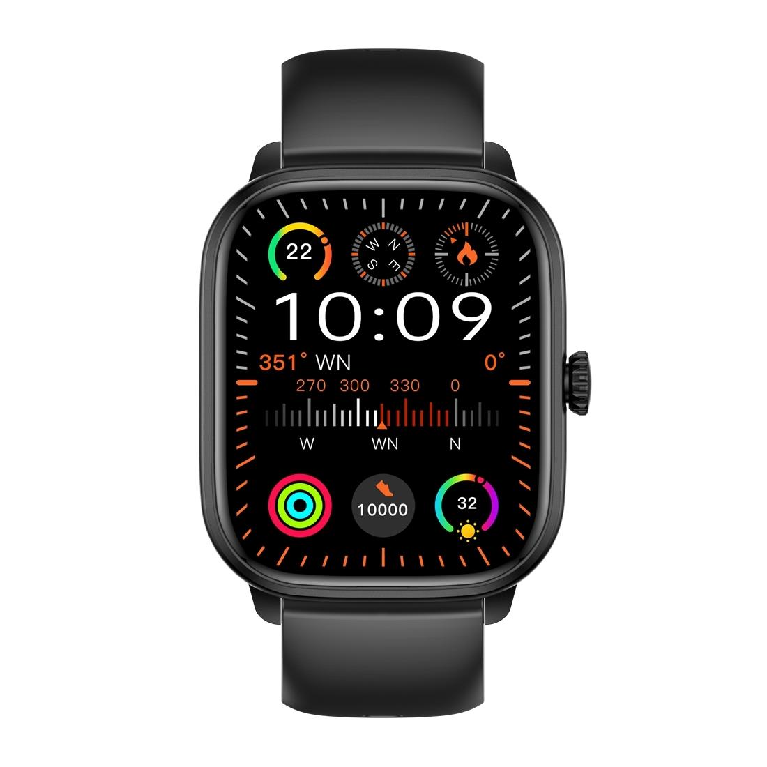 2.01 Inch Ips Hd Screen Smart Watch Supports Bluetooth Call / Health Monitoring Black 4
