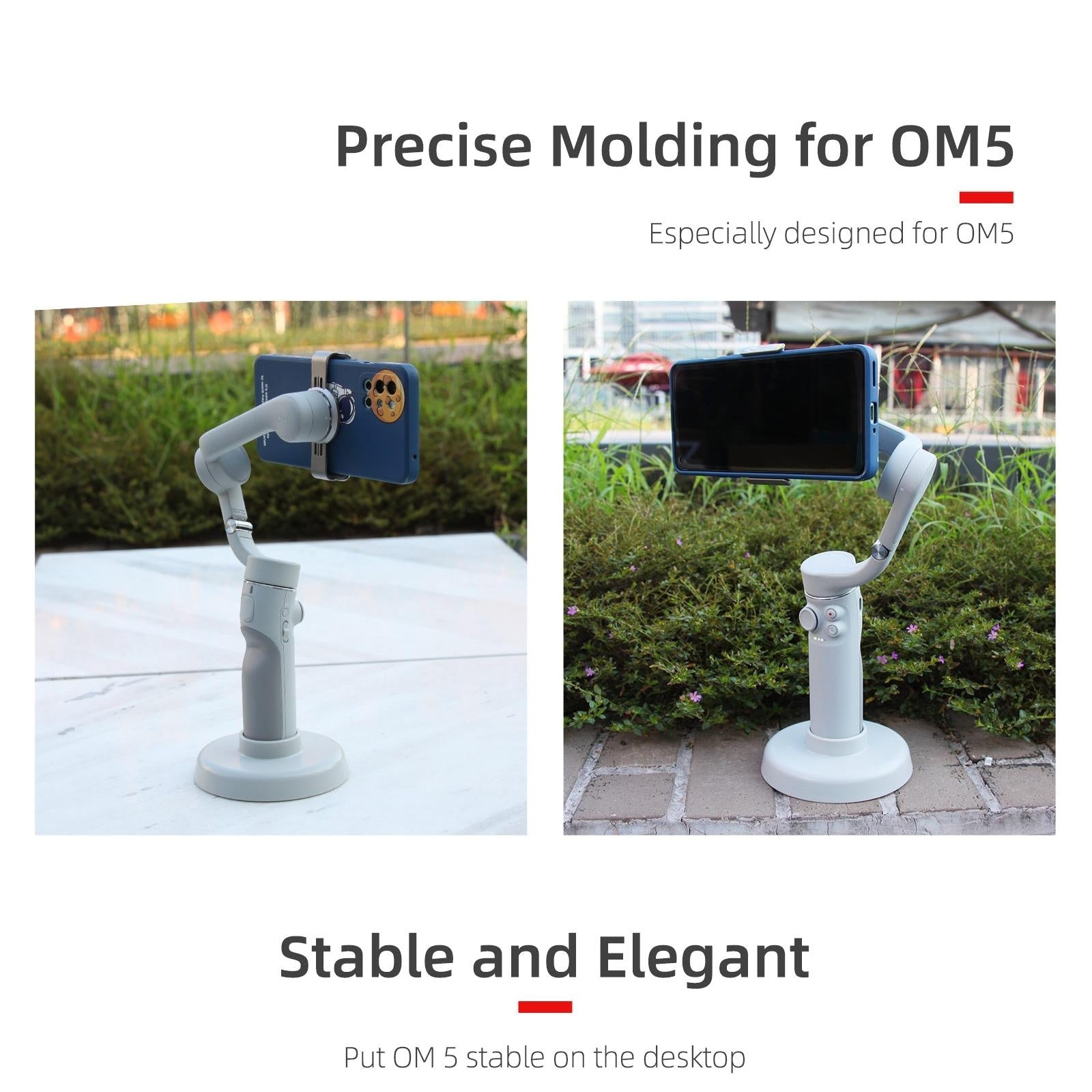 Desktop Stand for Dji Om 5 Mobile Gimbal - White 3