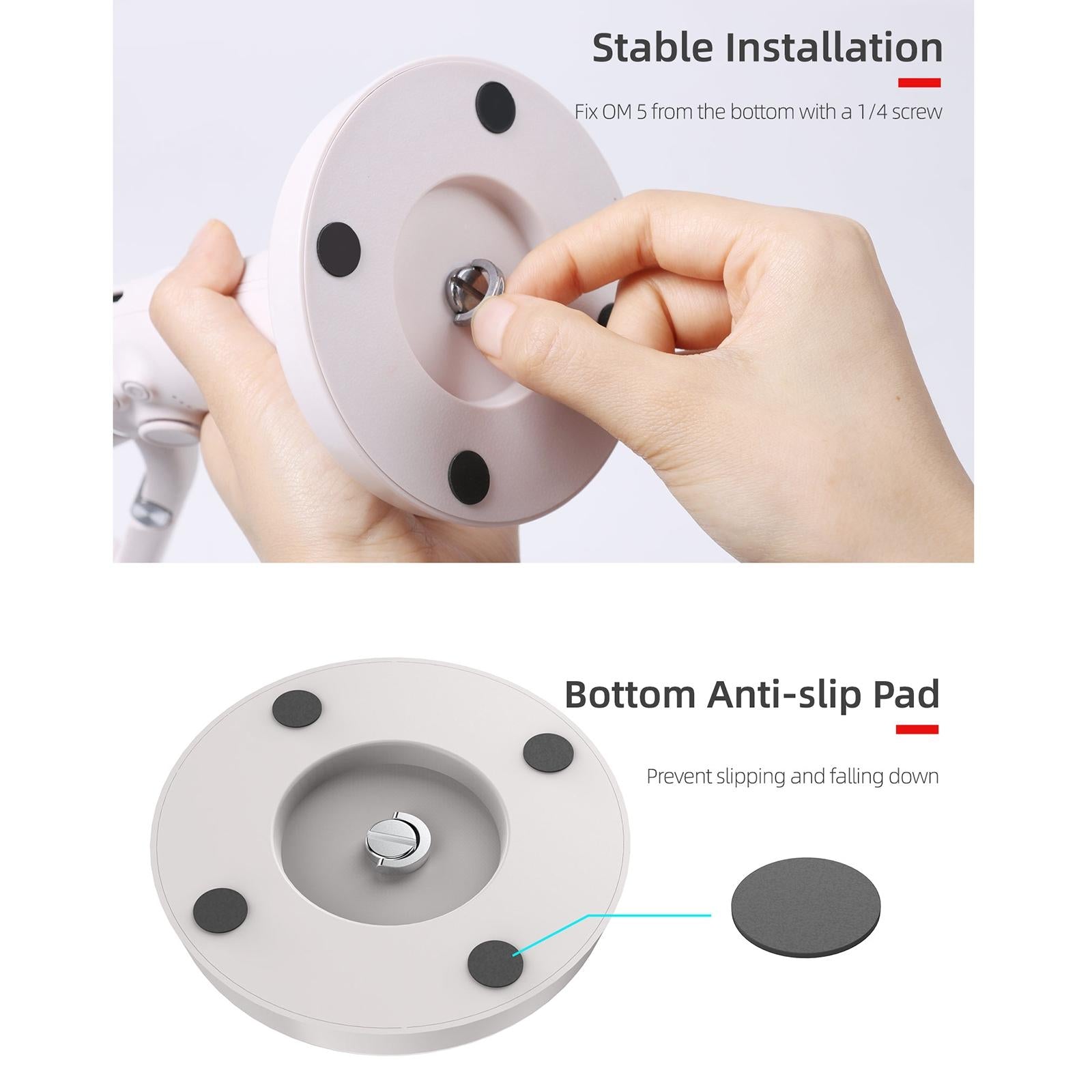 Desktop Stand for Dji Om 5 Mobile Gimbal - White 6
