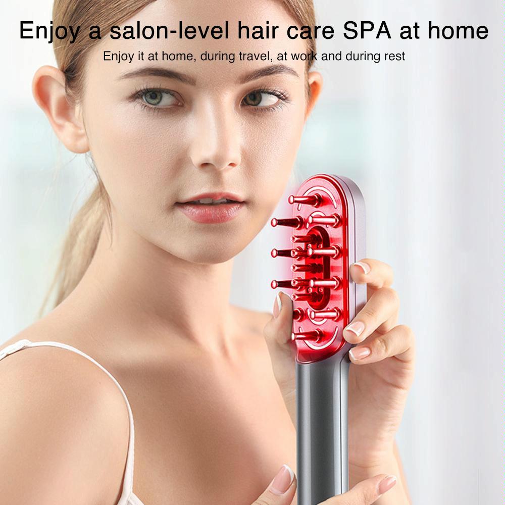 Kd3806 Ems Micro-Current Hair Care Comb - White 7