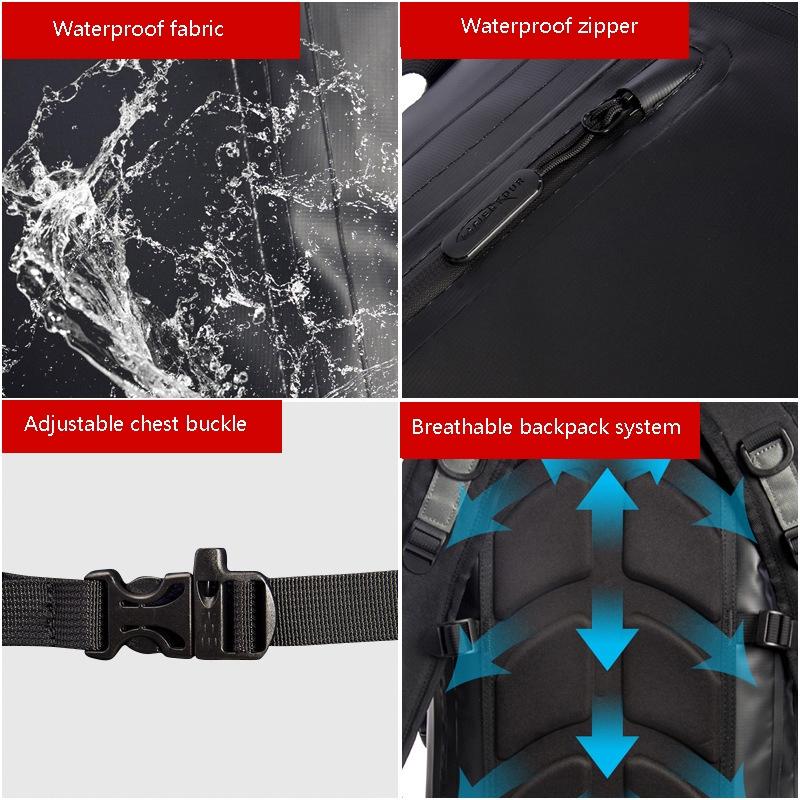 25L Waterproof Multi Function Backpack For Outdoor Sports 5