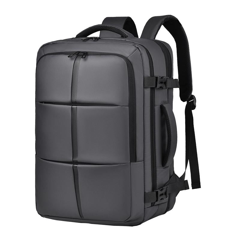 Large Capacity Expandable Business Backpack - Black 13