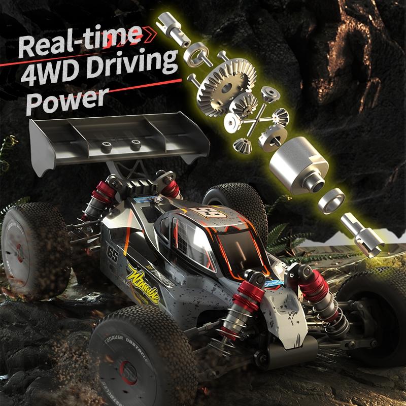 Black Electric 4wd Alloy Off-road Rc Car 6