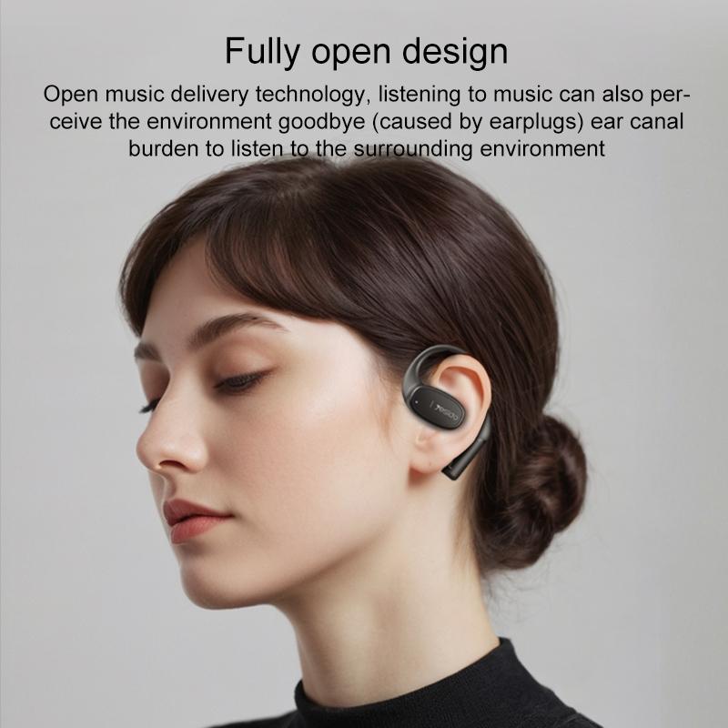 Black Open Wireless Bluetooth Earphones - Ysp18 Ows 5