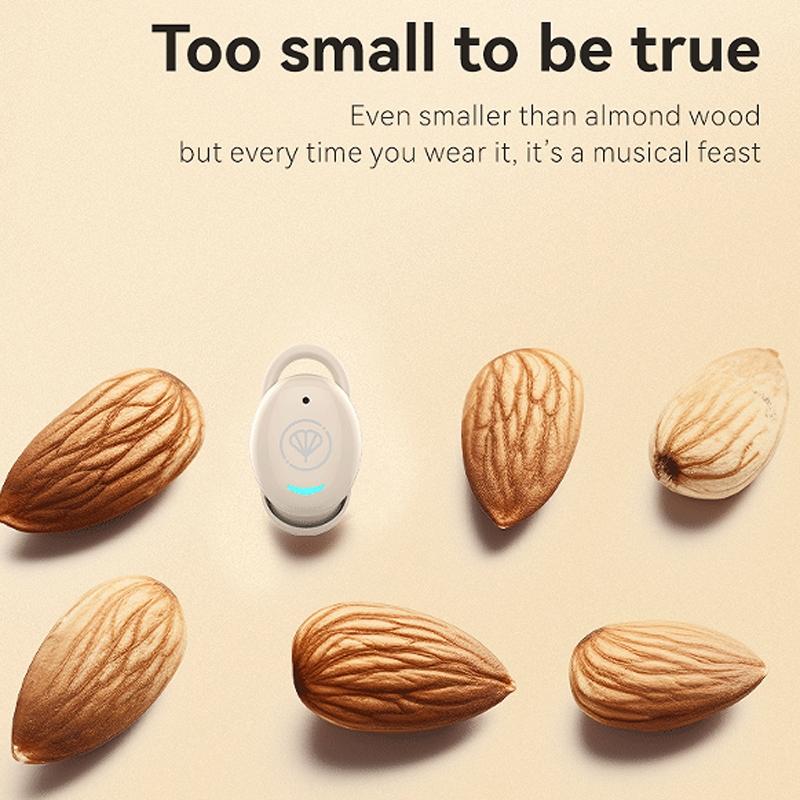 Mini Invisible Bluetooth Earphone - Single Ear Stereo Wireless - Black 5
