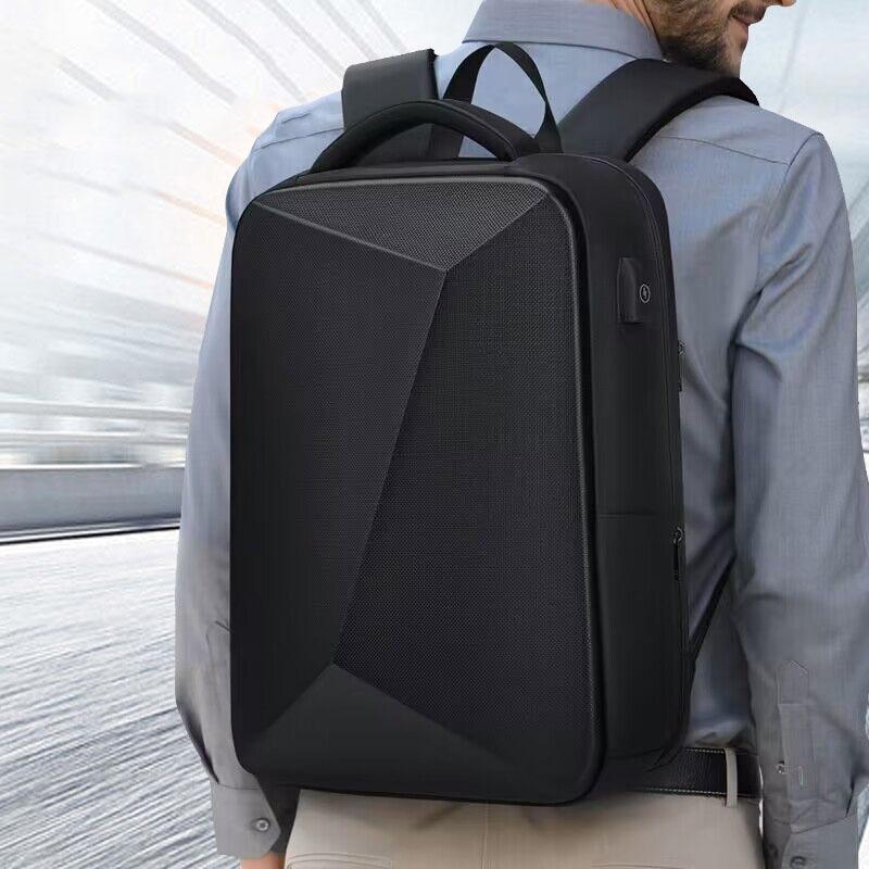 Expandable Usb Laptop Backpack for Business Travel - Black 7