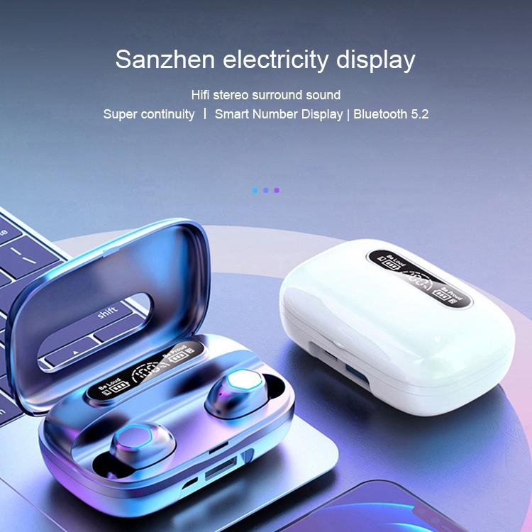 Black True Wireless Bluetooth Earbuds 3