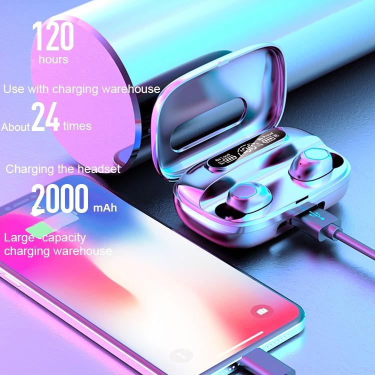 Black True Wireless Bluetooth Earbuds 4