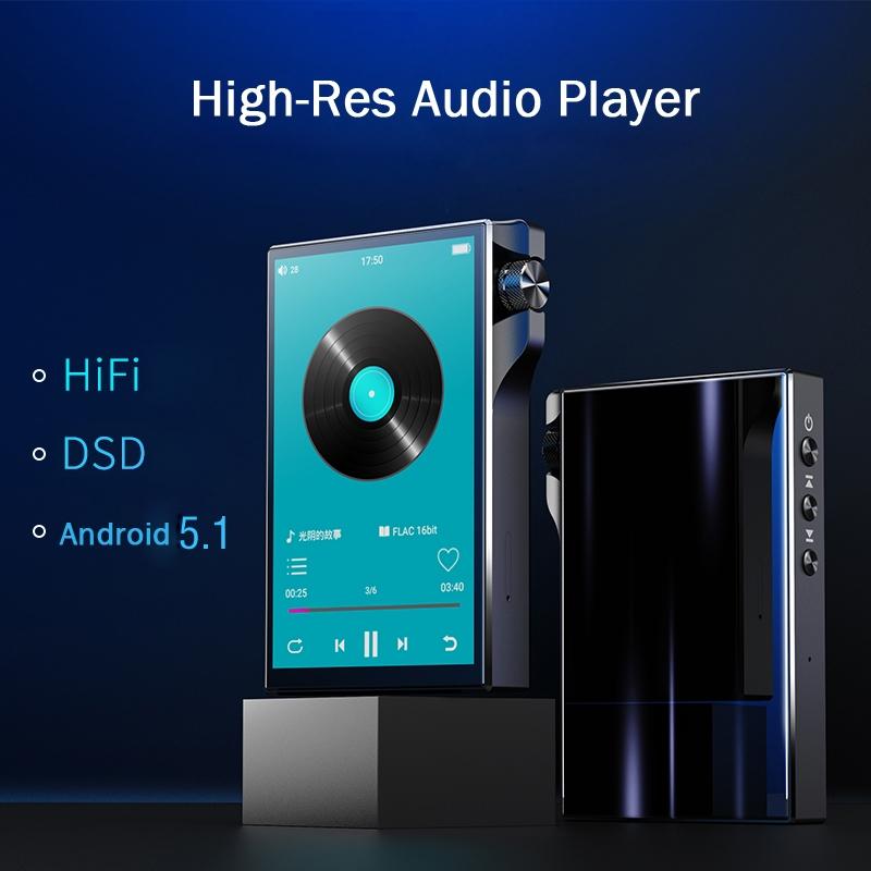 High Res 4.0 InchTouch Mp3 Player 16Gb Memory Black 3