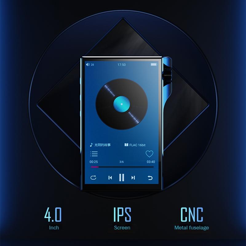 High Res 4.0 InchTouch Mp3 Player 16Gb Memory Black 5