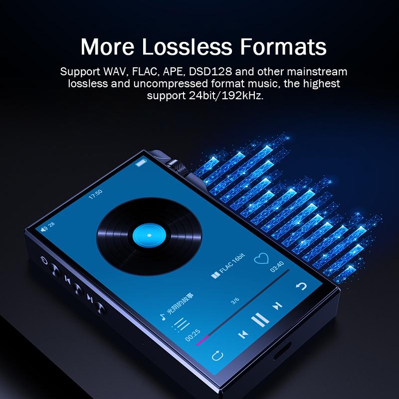 High Res 4.0 InchTouch Mp3 Player 16Gb Memory Black 9