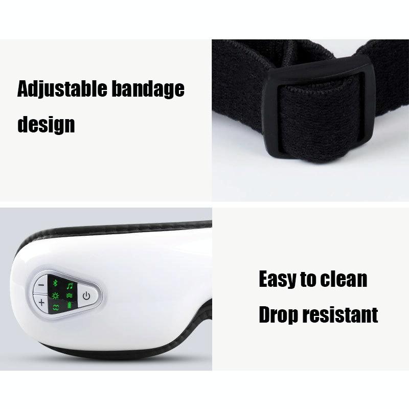 Yk108 Eye Massager Hot Compression Bluetooth White 5