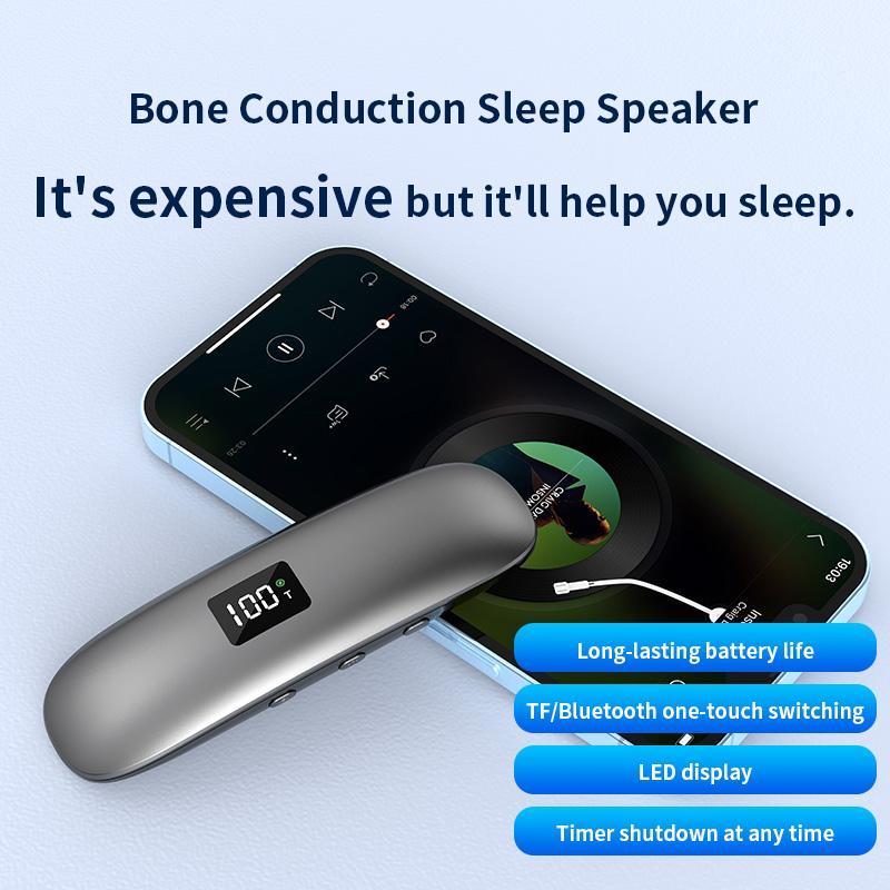 Bone Conduction Bluetooth 5.3 Sleep Speaker Grey 7