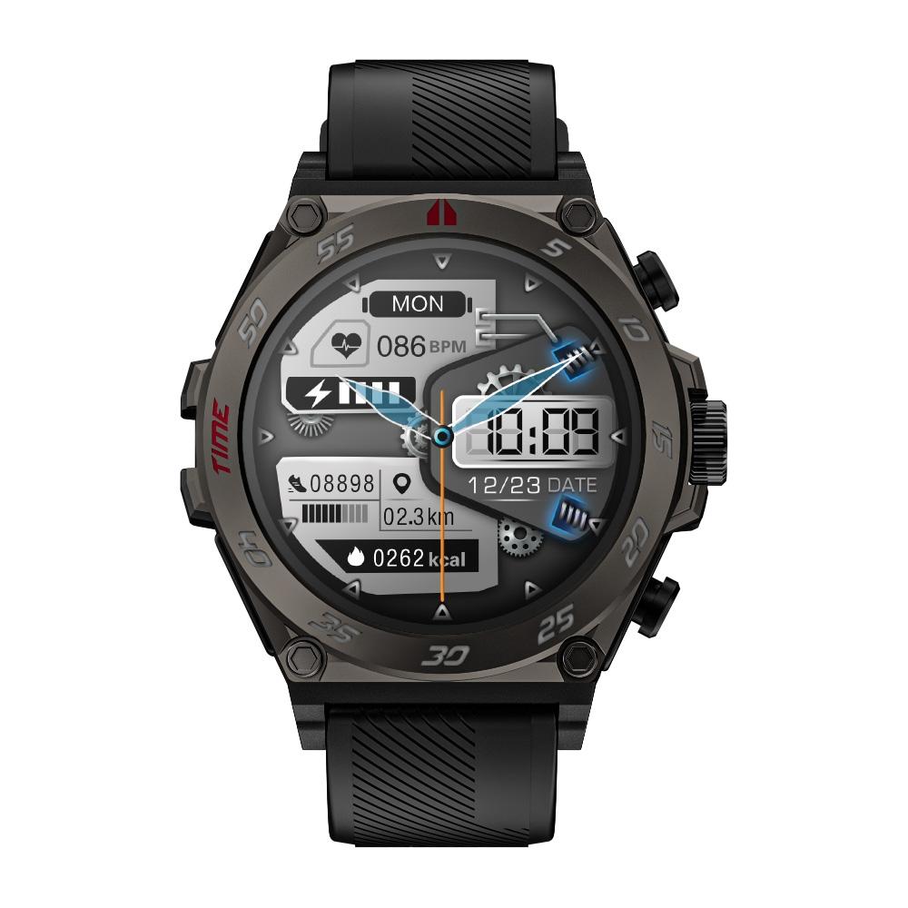 1.53 Inch Ip67 Bt5.0 Sport Smart Watch With Earbuds Support Bluetooth Call / Sleep / Blood Oxygen / Heart Rate / Blood Pressure Health Monitor - Black 3