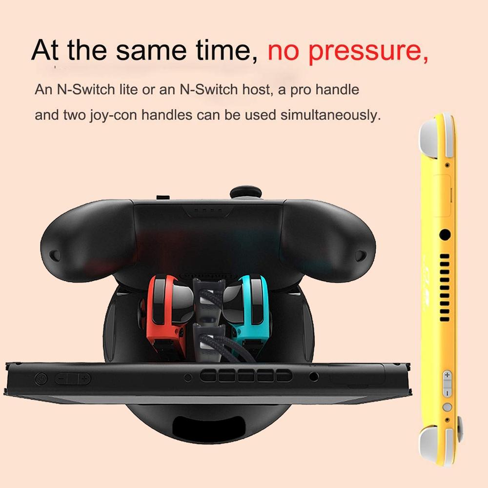 Switch Lite Handle Charger with Colourful Lights 7