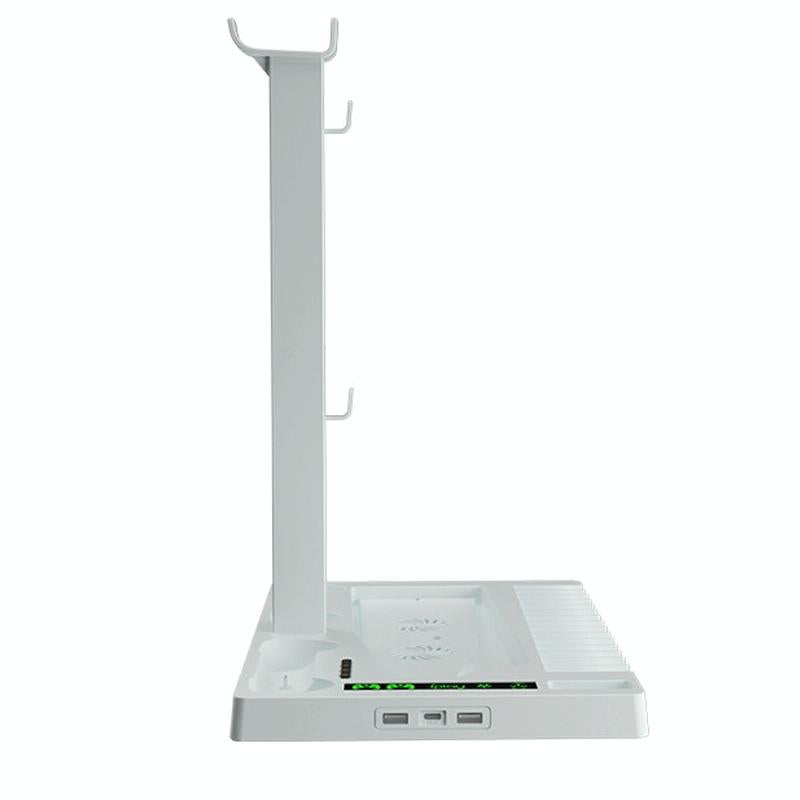 Ps5 Cooling Handle with Charging Base and Disc Storage Rack - White 3