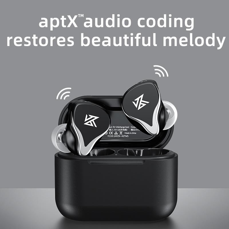 Kz Z3 Hybrid 1dd & 1ba Wireless Bluetooth 5.2 Tws Earphone - Black 4