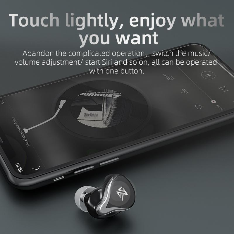 Kz Z3 Hybrid 1dd & 1ba Wireless Bluetooth 5.2 Tws Earphone - Black 11