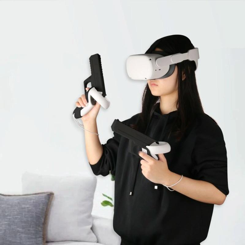 Pair of Durable Vr Controller Handles for Meta Quest 2 7