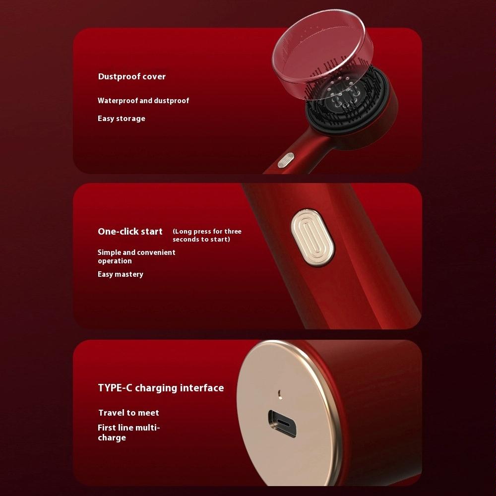 Red Light Scalp Massage Comb For Hair Growth 630Nm Liquid Care - Red 4