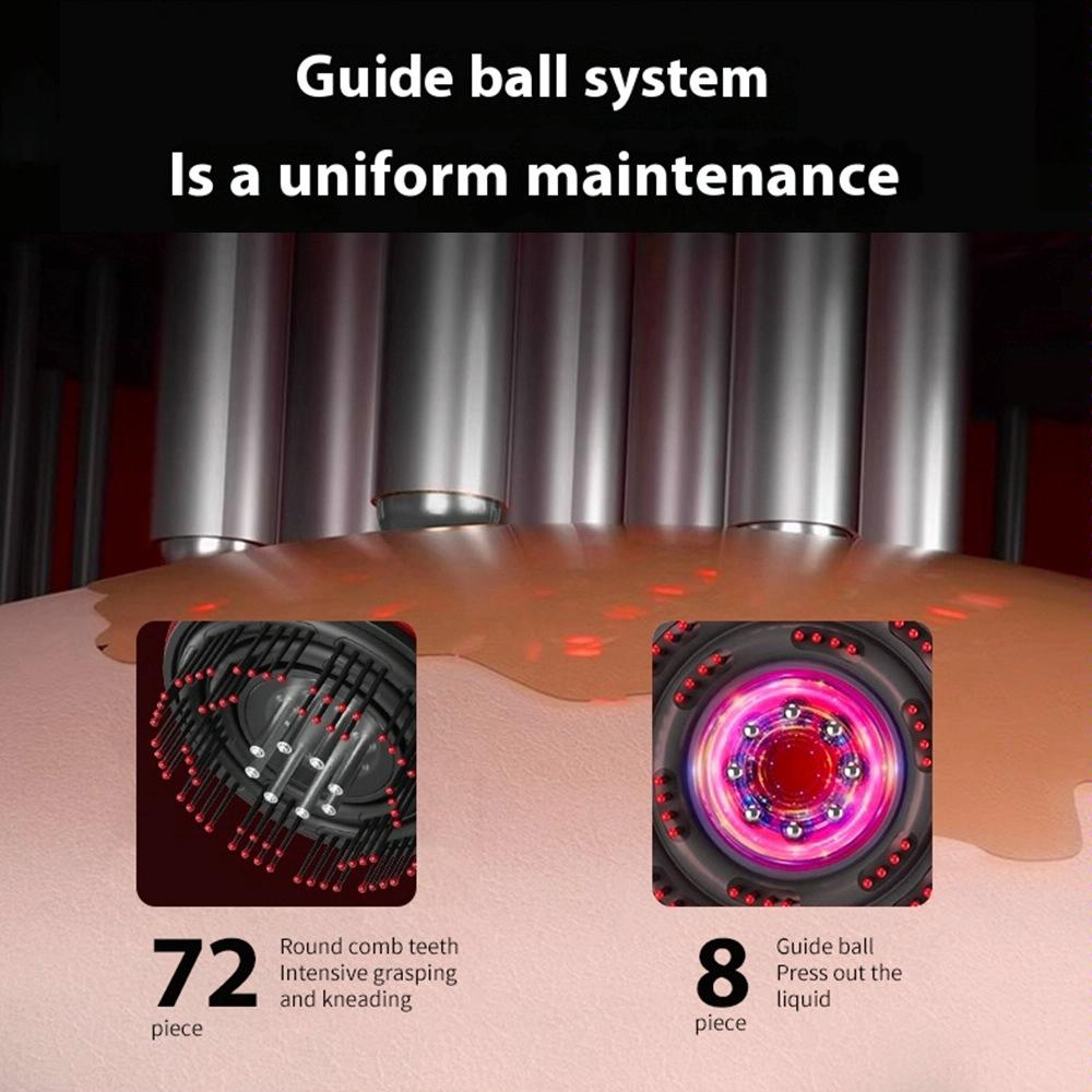 Red Light Scalp Massage Comb For Hair Growth 630Nm Liquid Care - Red 6