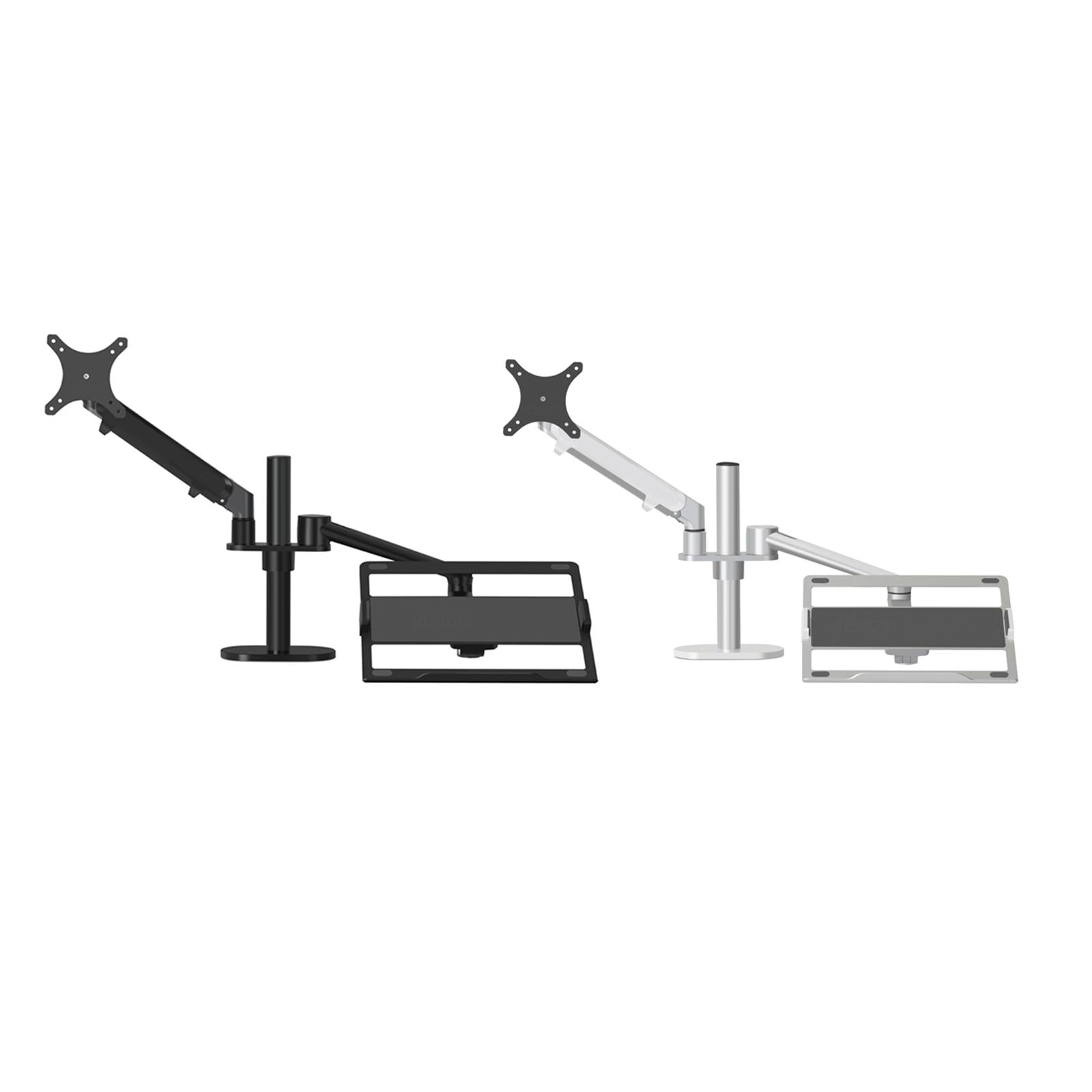 Adjustable Desktop Stand for 17-32 and 12-17 Monitors - Aluminum - Black 10