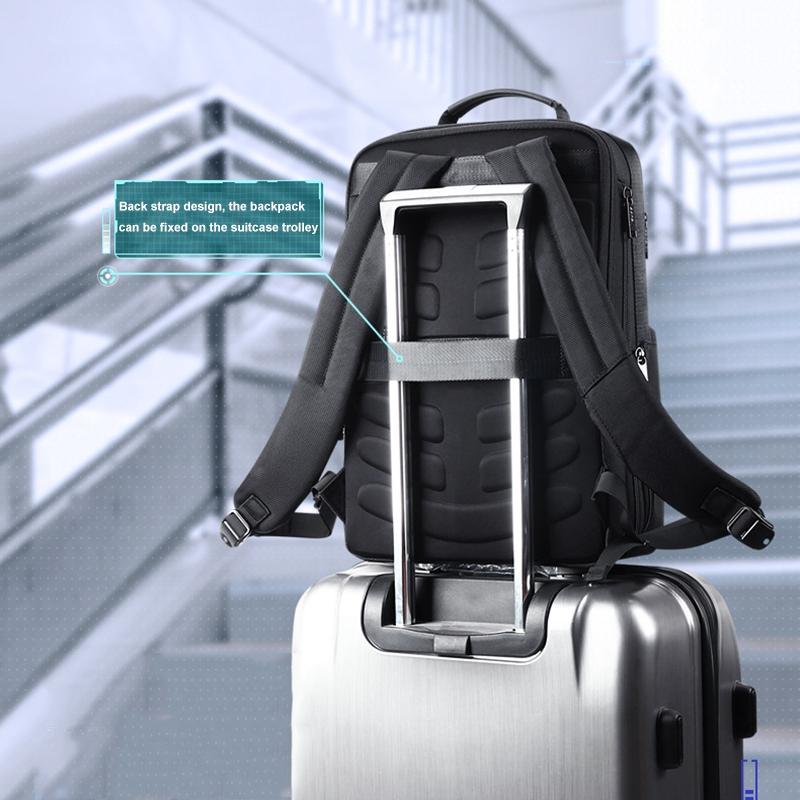 Large Capacity Business Laptop Backpack with Usb & Type-c Port - Black 11