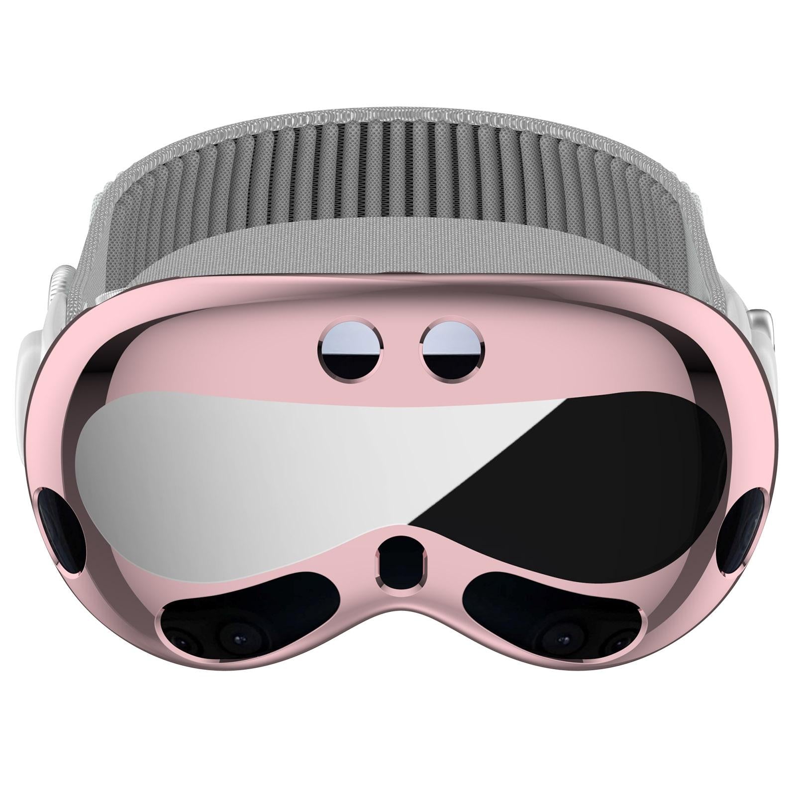Vr Case for Apple Vision Pro - Electroplated Tpu - Pink 10