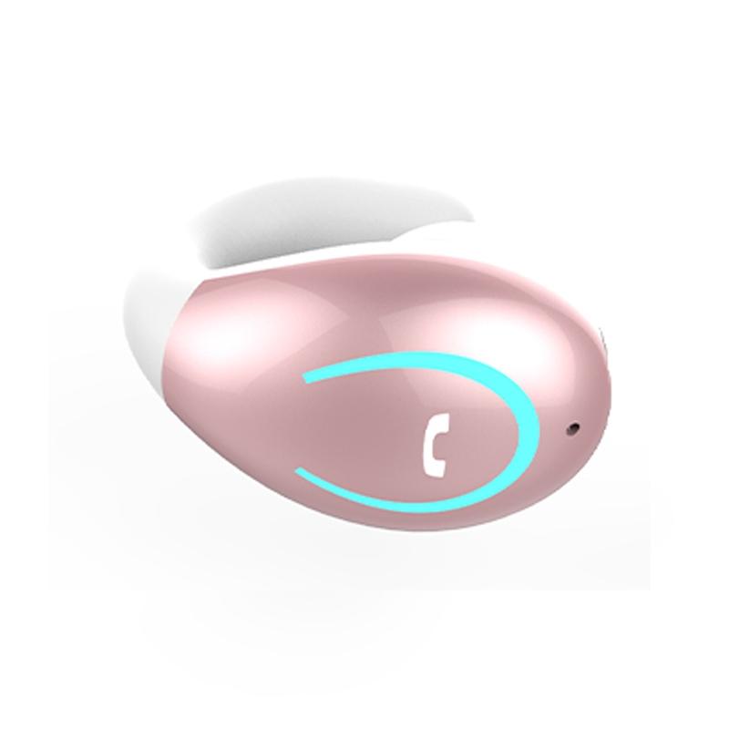 Ultra-light Wireless Earphone with Mic - Bluetooth 5.0 - Ear Clip - Stereo - White 3