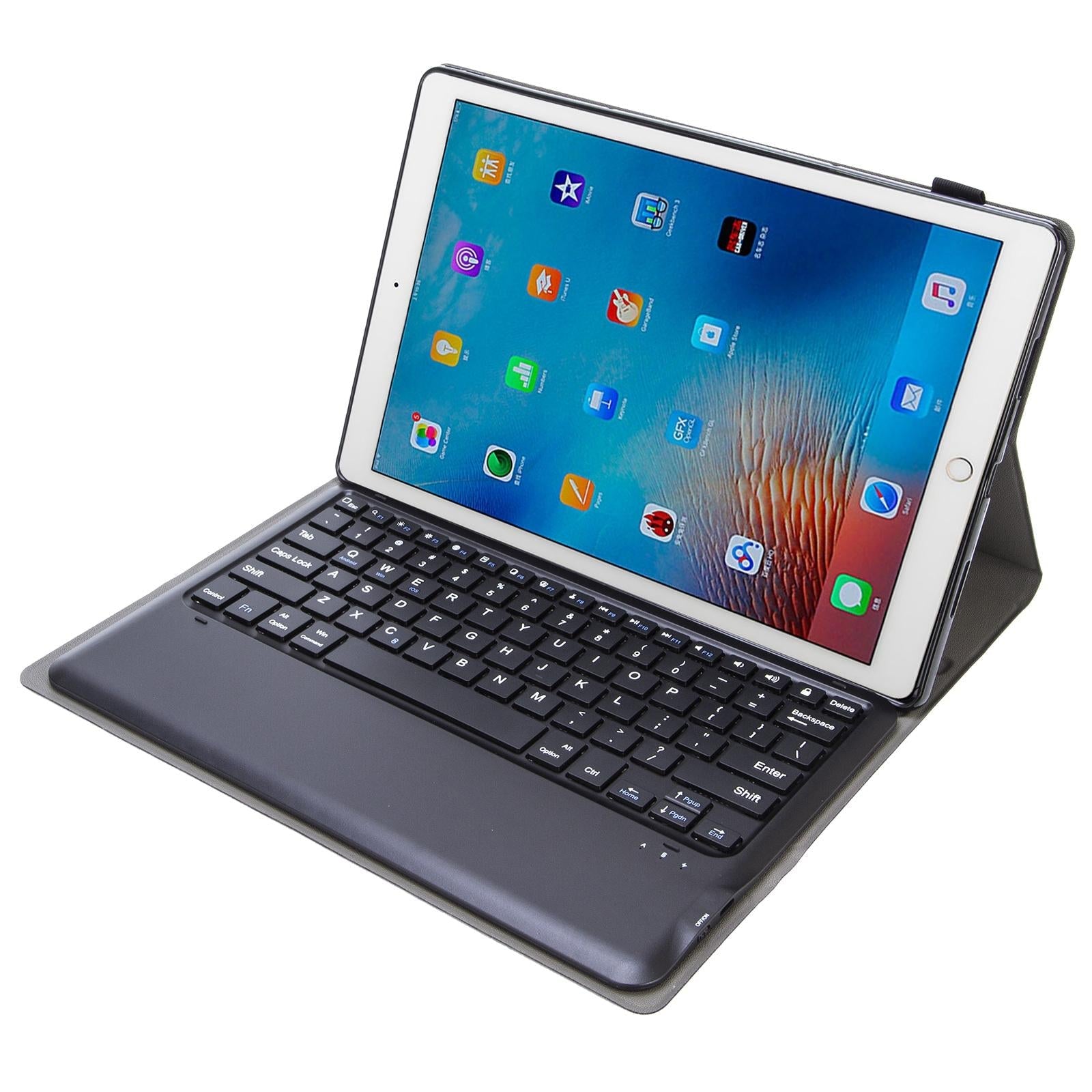 Detachable Bluetooth Keyboard Leather Case For Ipad Pro 12.9 With Tpu Bracket - Black 6