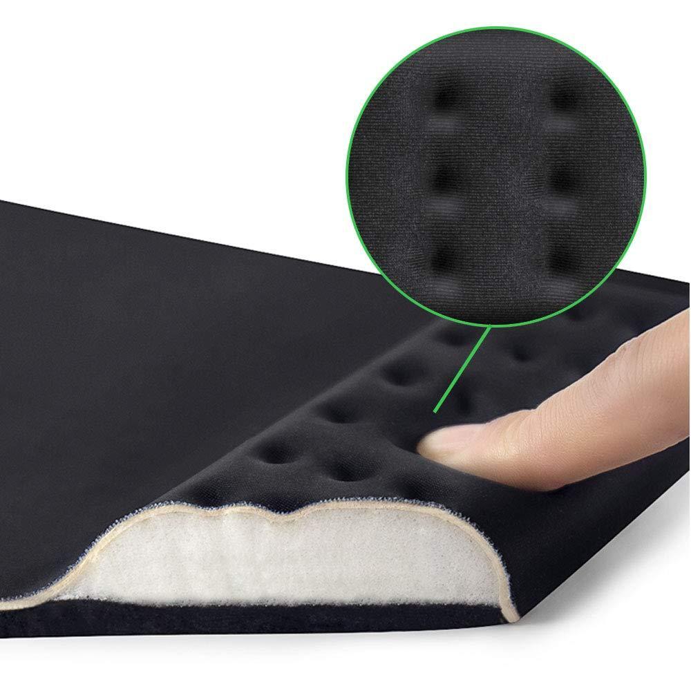 Breathable Memory Foam Mouse Pad Black 5