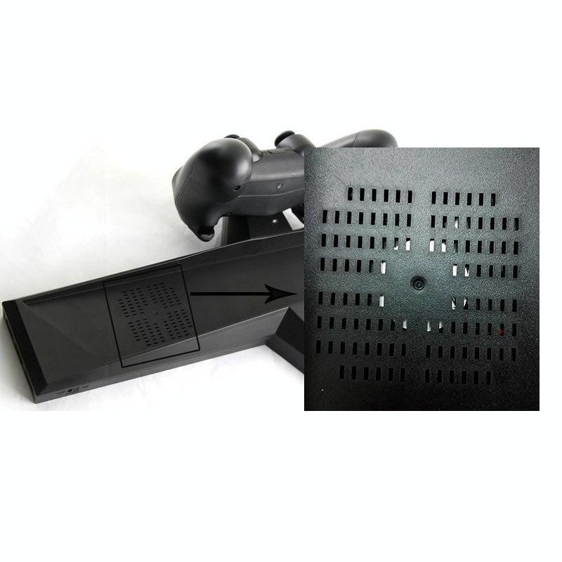 Ps4 Dual Handle Charging Base with Console Radiator - Black 4