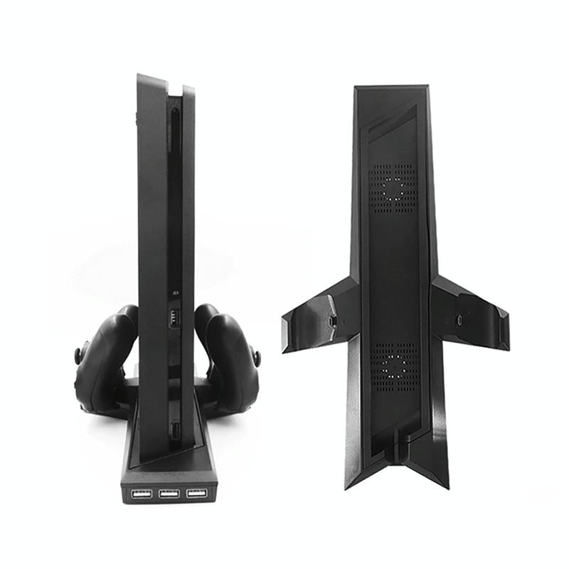 Ps4 Dual Handle Charging Base with Console Radiator - Black 8
