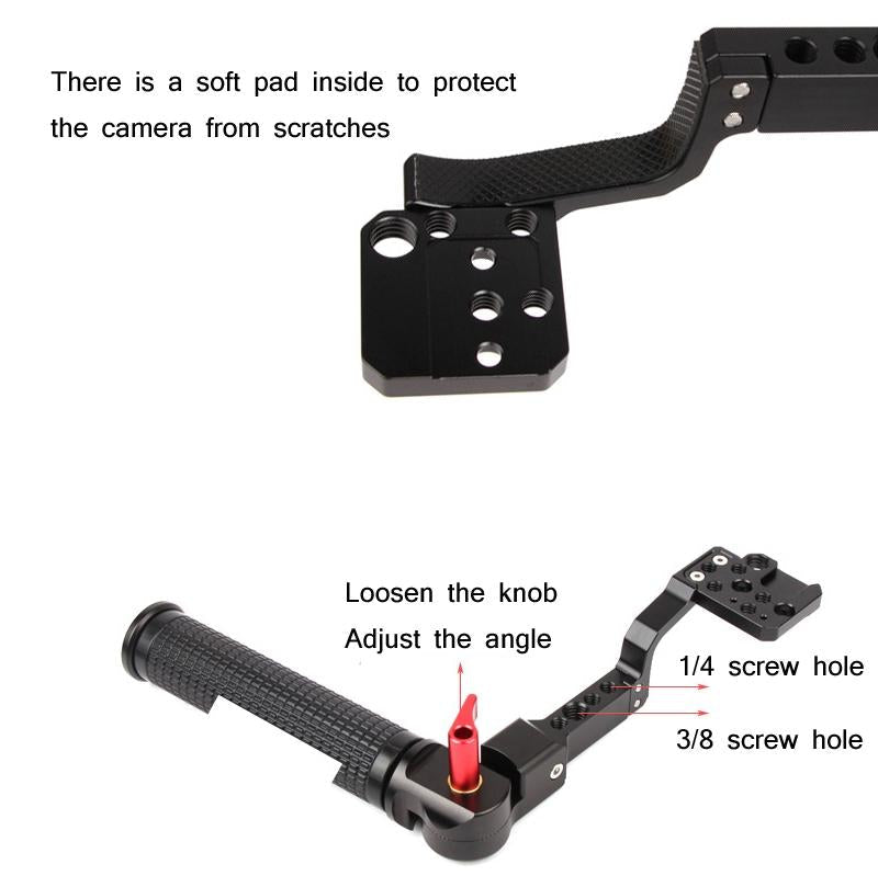 Adjustable Angle Slr Stabilizer Handle for Dji Ronin s / Sc 4