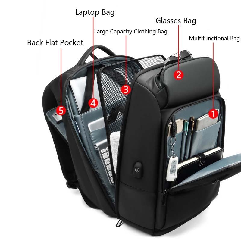 Business Backpack - Waterproof Compact Design 8